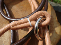 6MM  Rolled English Leather Slip Show Lead