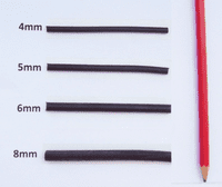 8mm Rolled Leather Half Check Collars