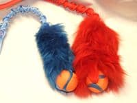 BUNGEE CHUCKIT ULTRA BALL WITH SHEEPSKIN