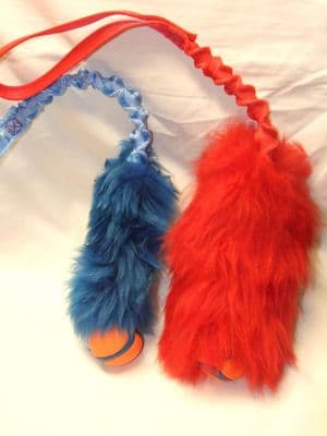 BUNGEE CHUCKIT ULTRA BALL WITH SHEEPSKIN