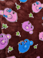 Cuddle fleece super soft BROWN ELEPHANT dogs/ cat blankets