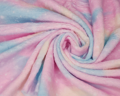 Cuddle fleece super soft Pastel Fantasy Sky  dog / cat blanket