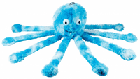 Dog Toys: Plush Fluffy Dog Toy - Mummy Octopus