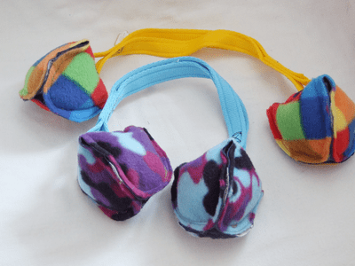 DOUBLE JEWLNICK GEM ON  CUSHION WEBBBING HANDLE