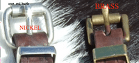 ENGLISH Brushed leather whippet  / Greyhound collars