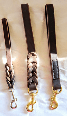 English Clayton Leather Handle Leads