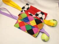 FLEECE TREAT BAG with ball