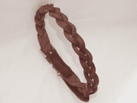 Hand-Made English Brushed Leather Secret platt Dog Collar