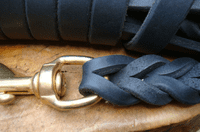 Hand-Made  English Herefordshire  Leather Dog Tracking Line