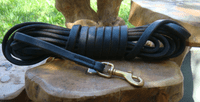 Hand-Made  English Herefordshire  Leather Dog Tracking Line
