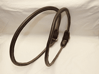 Hand Stitched Rolled  English Bridle Leather Slip Collar