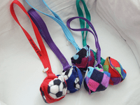 JEWLNICK GEM BALL with or without Squeakers  ON A CUSHION WEBBING HANDLE
