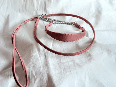 Leather Shark Line Show-Set -  Half Check with Gentle Neck