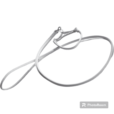 Plain 5 mm  Rolled Leather Para cord combi show set (NO BEADS)