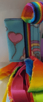 RAINBOW FLEECE MOP  TREAT BAG