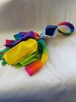 RAINBOW FLEECE MOP  TREAT BAG