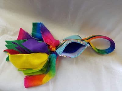 RAINBOW FLEECE MOP  TREAT BAG