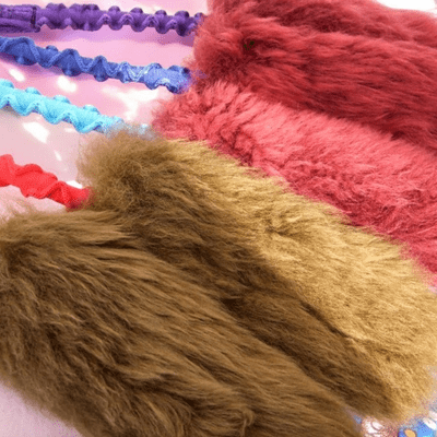 SHEEPSKIN  BUNGEE TUGS