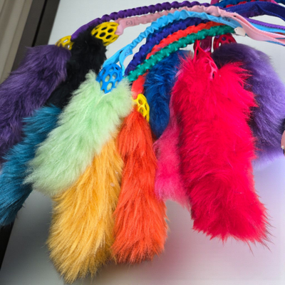 SHEEPSKIN BUNGEE TUGS +SMALL HOL-EE RUGBY BALL