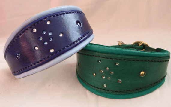 Star inset top class crystal whippet/ Greyhound Collar