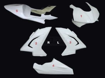 Aprilia, 125 RS  06-10 / Complete set 5-pieces Street