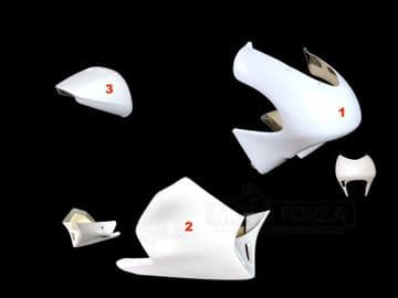 Aprilia, RS 125R GP, 94-98 / Complete set 3-pieces Racing 1996-98