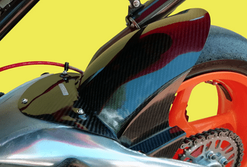 APRILIA RS250 CARBON REAR MUDGUARD
