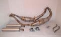 APRILIA RS250 MILD STEEL SIDE/SIDE STYLE JL EXHAUSTS