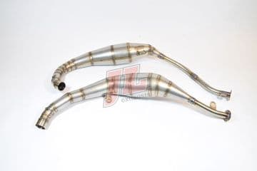 APRILIA RS250 STAINLESS STEEL SIDE/SIDE STYLE JL EXHAUSTS
