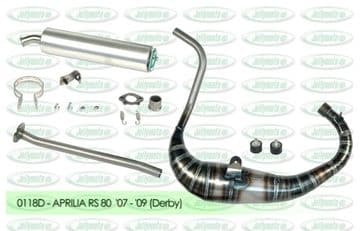 APRILIA RS80 (Derbi) 2007-09 JOLLYMOTO EXHAUST