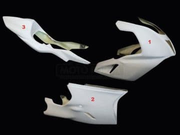 Aprilia, RSV 1000R Mille/Factory, 04-08 / Complete set 3-pieces racing OP