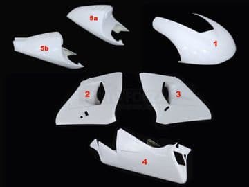 Aprilia, RSV Mille 1000, 01-03 / Complete set 5-pieces racing