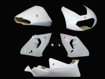 Aprilia, RSV Mille 1000, 98-00 / Complete set 5-piece Street
