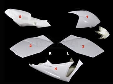 BMW, K 1200 S, 05-06 / Complete set 5-pieces Racing