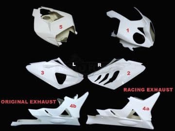 BMW, S 1000 RR, 09-11 / Complete set 5-pieces Street