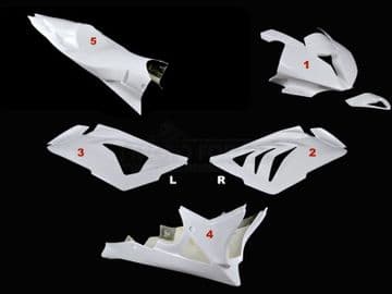 BMW, S 1000 RR, 12-14 (RR/HP4) / Complete set 5-pieces Racing