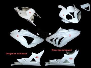 BMW, S 1000 RR, 12-14 (RR/HP4) / Complete set 5-pieces Street