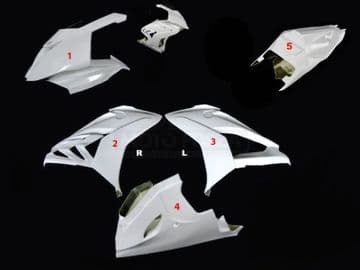 BMW, S 1000 RR, 15-18 / Complete set 5-pieces racing OP