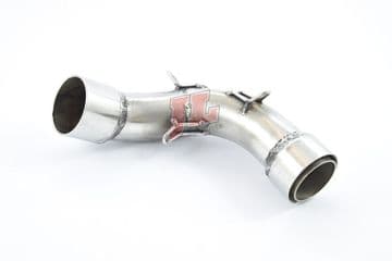 Front Pipe Stainless Steel Polished P200 LH & RZ LH