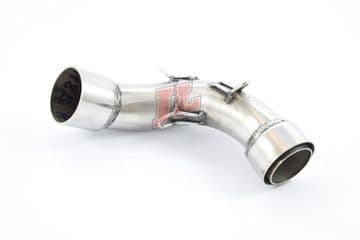 Front Pipe Stainless Steel Polished P200 RH