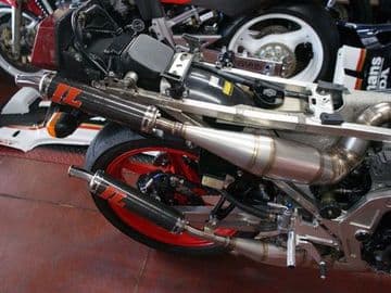 Honda NS 250F/R MILD STEEL JL EXHAUSTS