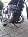 JL SUZUKI T500 exhausts POLISHED Stainless Steel with Stainless Steel integral silencers