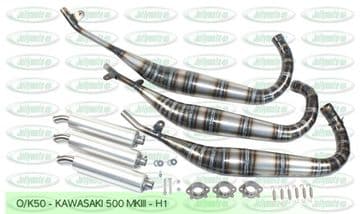KAWASAKI H1 500 JOLLYMOTO EXHAUSTS
