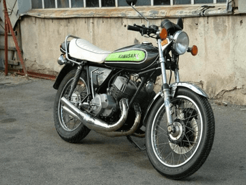 KAWASAKI H1 500 MILD STEEL INTEGRAL STYLE JL EXHAUSTS