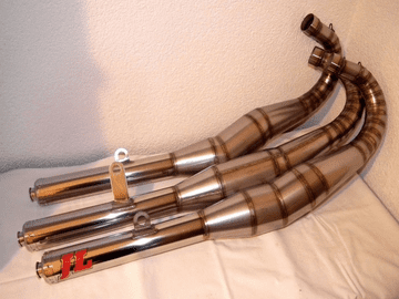 Kawasaki H1 STAINLESS STEEL ''UNPOLISHED'' INTEGRAL STYLE JL EXHAUSTS