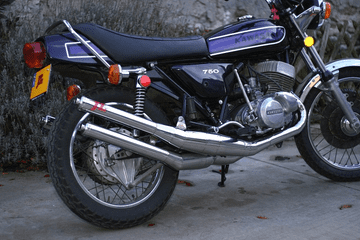 KAWASAKI H2 750 INTEGRAL STYLE MILD STEEL JL EXHAUSTS