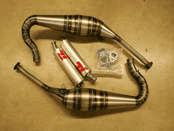 Kawasaki KR1S Mild Steel SIDE/SIDE JL EXHAUSTS