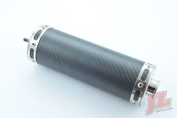 Lambretta Bolt-On Matt Black Silencer