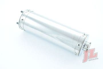 Lambretta Bolt-On Stainless Steel Silencer + NEW ATTACHEMENT