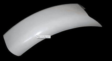 LAVERDA 750 SFC REAR FENDER